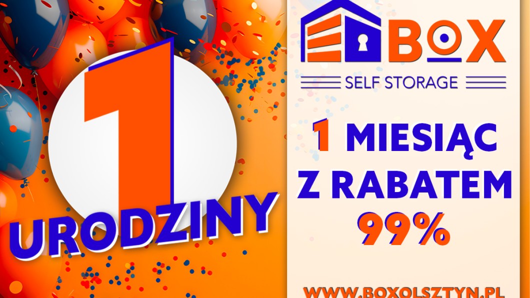 1 urodziny BOX. Świętuj z nami