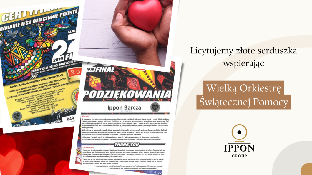 Licytujemy złote serduszka w 27 i 26 finale WOŚP!